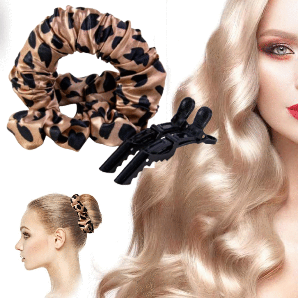 silk hair ties,hair curling scrunchies, hair curling scrunchy, hair ponytail for sleeping, silk scrunchies for women, silk hair ties, headbands for women, satin scrunchies for women, hair accessories for women, wavy hair ,silk hai
