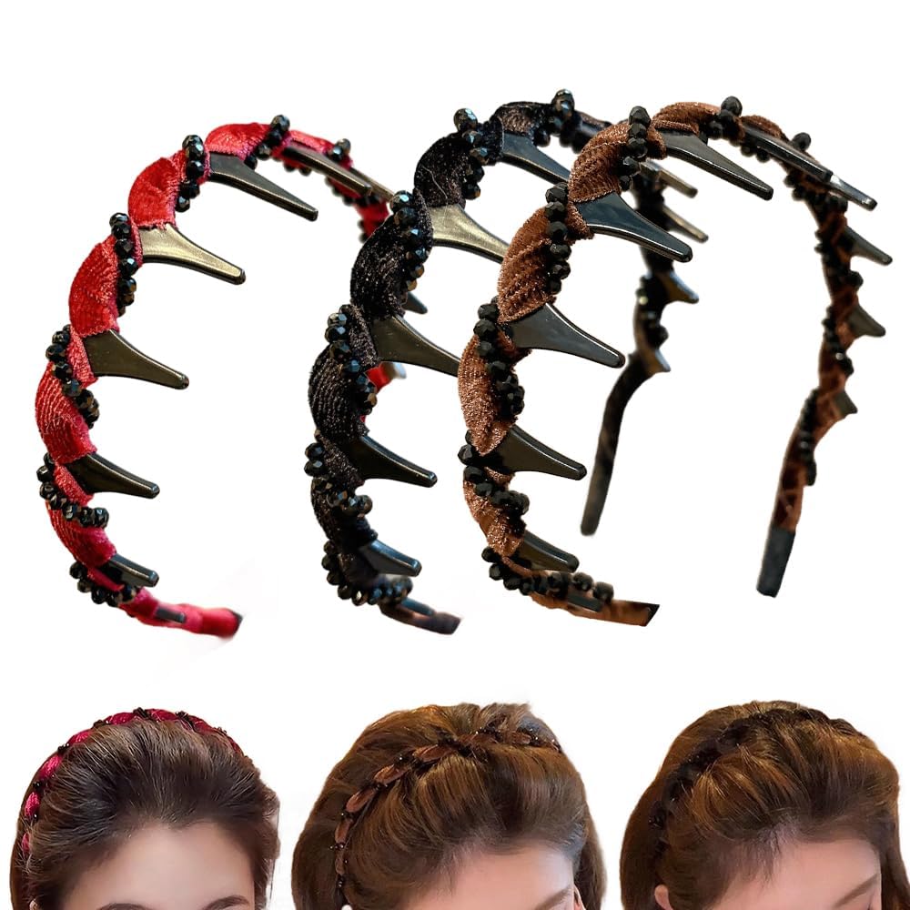 Vintage High Cranium Artificial Pearl Hairband