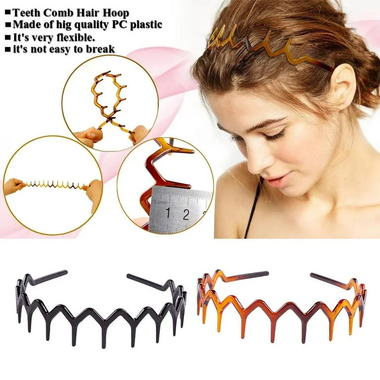 Pearl Wave Hair Band With Teeth